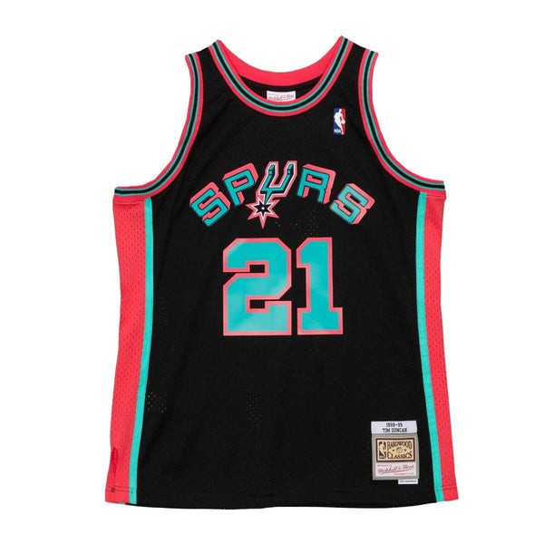 Tim Duncan San Antonio Spurs Mitchell & Ness Hardwood Classics 1998/99  Lunar New Year Swingman Jersey - Black