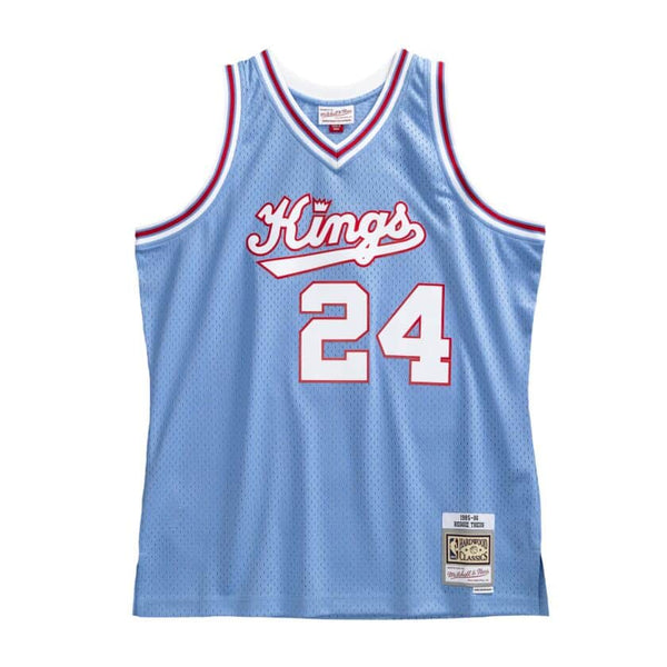 Sacramento Kings 985 86 Reggie Theus Mitchell Ness Sky Blue Swingman Exclusive Fitted Inc