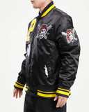 Black Pittsburgh Pirates Pro Standard Logo Mashup Satin Jacket