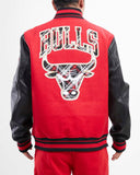 Red Chicago Bulls Pro Standard Wool Varsity Heavy Jacket