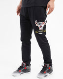 Black Chicago Bulls Pro Standard Retro Classic Fleece Sweatpant