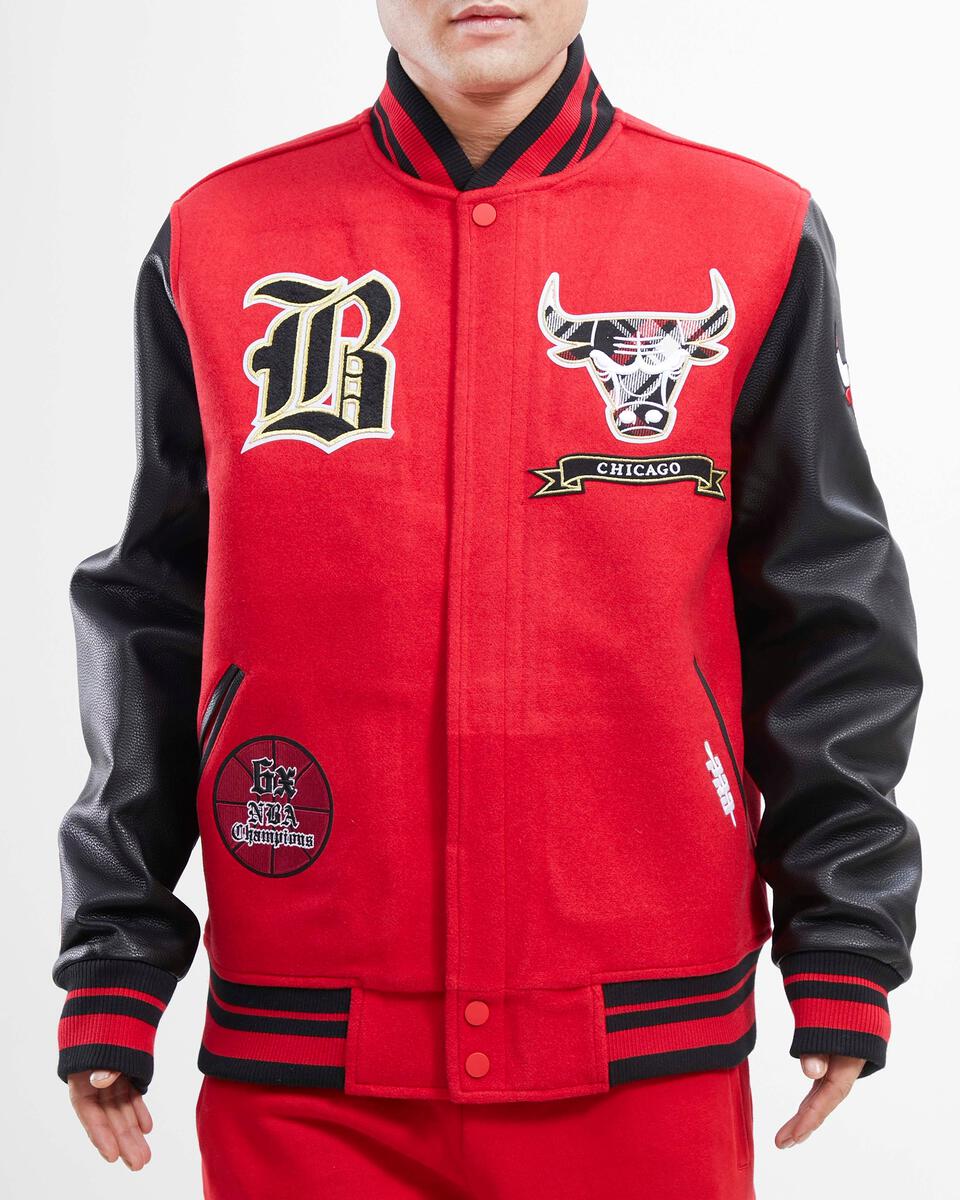 Red Chicago Bulls Pro Standard Wool Varsity Heavy Jacket