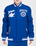 Royal Blue Los Angeles Dodgers Pro Standard Crest Wool Varsity Jacket