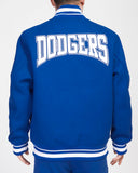 Royal Blue Los Angeles Dodgers Pro Standard Crest Wool Varsity Jacket