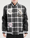 Chicago White Sox Plaid Pro Standard Wool Varsity Heavy Jacket