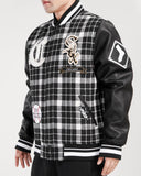 Chicago White Sox Plaid Pro Standard Wool Varsity Heavy Jacket