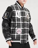 Chicago White Sox Plaid Pro Standard Wool Varsity Heavy Jacket