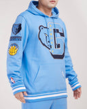 University Blue Memphis Grizzlies Pro Standard Logo Mashup Hoodie