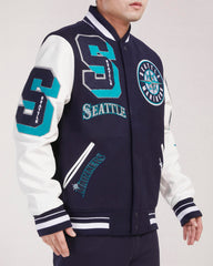 PERSON'S VARSITY ジャケット Letterman Fleece Sweatshirt Jacket - Men's 121918-M : 4imprint.com