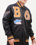 Black Baltimore Orioles Pro Standard Logo Mascot Satin Jacket