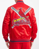 Red St. Louis Cardinals Pro Standard Logo Mashup Satin Jacket