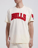 Off White Chicago Bulls Pro Standard Tonal Short Sleeve T-Shirt
