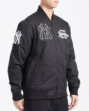 Pro Standard Black New York Yankees Paint The City Twill Jacket