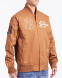 Pro Standard Brown Clay New York Yankees Paint The City Twill Jacket