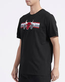 Black Chicago Bulls Pro Standard Retro Striper Short Sleeve T-Shirt