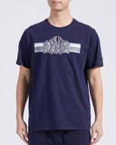 Navy Blue New York Yankees Pro Standard Retro Striper Short Sleeve T-Shirt