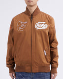 Pro Standard Brown Clay Baltimore Orioles Paint The City Twill Jacket