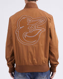 Pro Standard Brown Clay Baltimore Orioles Paint The City Twill Jacket