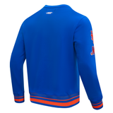 Royal Blue New York Mets Pro Standard Mashup Crewneck Fleece Sweatshirt