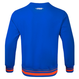 Royal Blue New York Mets Pro Standard Mashup Crewneck Fleece Sweatshirt