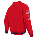 Red St Louis Cardinals Pro Standard Mashup Crewneck Fleece Sweatshirt