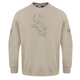 Tan Chicago White Sox Pro Standard Mashup Crewneck Fleece Sweatshirt