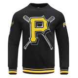 Black Pittsburgh Pirates Pro Standard Mashup Crewneck Fleece Sweatshirt