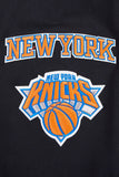 Black New York Knicks Old English Pro Standard Pullover Hoodie