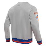 Gray New York Knicks Pro Standard Pullover Crewneck Fleece Sweatshirt