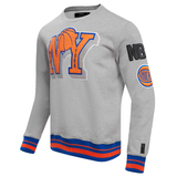 Gray New York Knicks Pro Standard Pullover Crewneck Fleece Sweatshirt