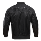 Triple Black New York Knicks Pro Standard Light Satin Jacket
