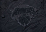 Triple Black New York Knicks Pro Standard Light Satin Jacket