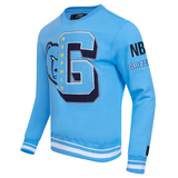 University Blue Memphis Grizzlies Pro Standard Pullover Mashup Crewneck Fleece Sweatshirt