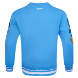 University Blue Memphis Grizzlies Pro Standard Pullover Mashup Crewneck Fleece Sweatshirt