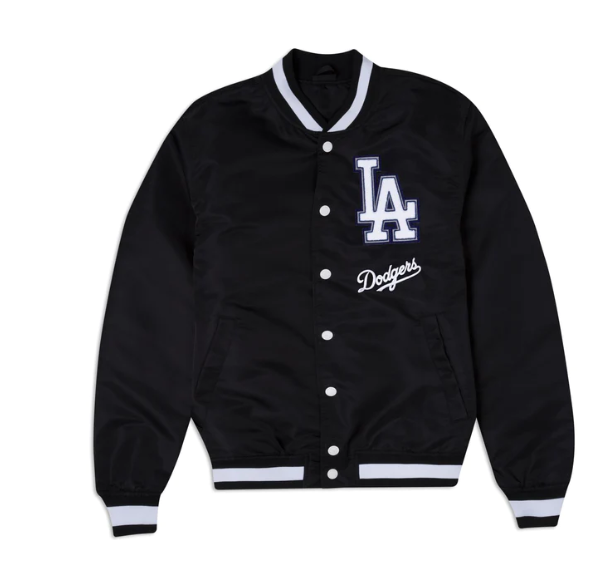 Black Los Angeles Dodgers Logo Select New Era Jacket – Exclusive