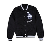 Black Los Angeles Dodgers Logo Select New Era Jacket