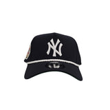 Navy Blue New York Yankees Curved Brim Green Bottom 1949 World Series Side Patch New Era 9Forty A-Frame Snapback