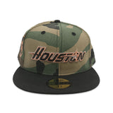 Camo Houston Astros Black Visor Gray Bottom 35 Great Years Side Patch New Era 59Fifty Fitted