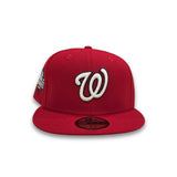 Red Washington Nationals Gray Bottom 2019 World Series Side Patch New Era 59Fifty Fitted