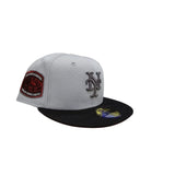 Snow Gray New York Mets Black Camo Visor Brick Red Bottom 1969 World Series Side Patch New Era 59Fifty Fitted