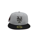 Snow Gray New York Mets Black Camo Visor Brick Red Bottom 1969 World Series Side Patch New Era 59Fifty Fitted