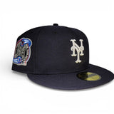 Navy Blue New York Mets 2000 Subway Series Side Patch New Era 59Fifty Fitted