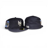 Navy Blue New York Mets 2000 Subway Series Side Patch New Era 59Fifty Fitted