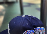 Swarovski Crystal Navy Blue New York Yankees 2000 Subway Series Side Patch New Era 59Fifty Fitted