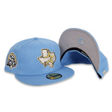 Sky Blue Houston Astros Gray Bottom 45th Anniversary Side Patch New Era 59Fifty Fitted