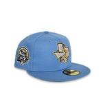 Sky Blue Houston Astros Gray Bottom 45th Anniversary Side Patch New Era 59Fifty Fitted