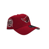 Red Los Angeles Angels Gray Bottom 50th Season New Era 9Forty Snapback