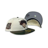 Off White New York Knicks Woodland Camo Visor Gray Bottom 1998 All Star Weekend Side Patch New Era 59Fifty Fitted