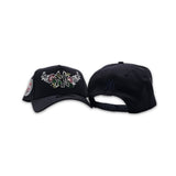 Navy Blue New York Yankees Butterfly Logo Curved Brim Gray Bottom 1949 World Series Side Patch New Era 9Forty Snapback