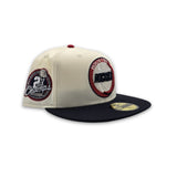 Off White Houston Rockets Navy Blue Visor Gray Bottom 2x Finals Champions New Era 59Fifty Fitted